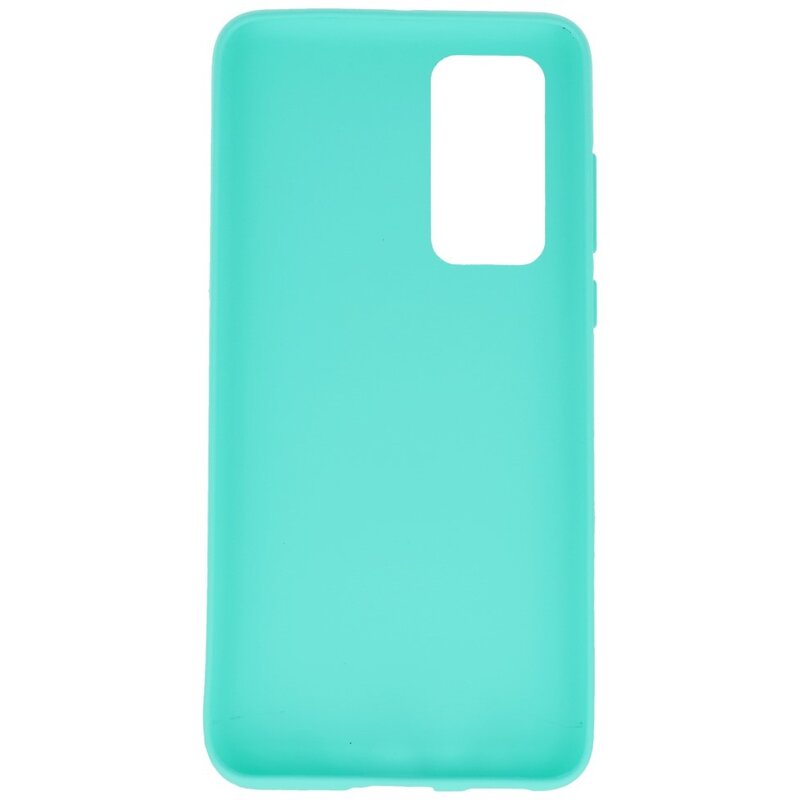 Carcasa de TPU en color para Huawei P40 Turquesa