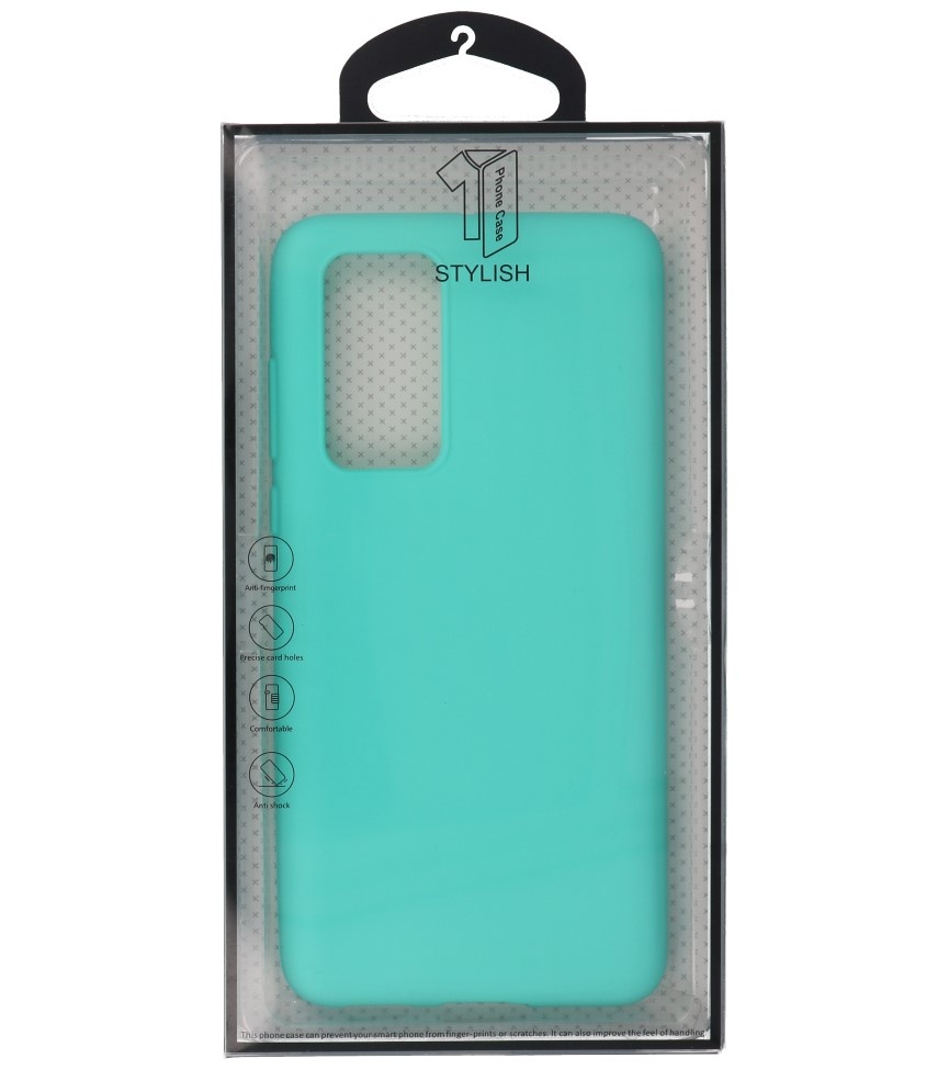 Color TPU Hoesje voor Huawei P40 Turquoise