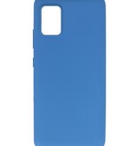 Carcasa de TPU en color para Samsung Galaxy A51 5G Azul marino