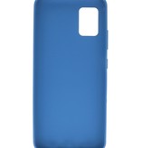 Farbige TPU-Hülle für Samsung Galaxy A51 5G Navy