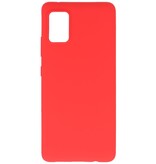 Custodia in TPU a colori per Samsung Galaxy A51 5G Rosso