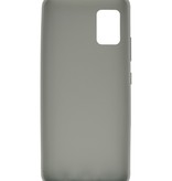 Farvet TPU Cover til Samsung Galaxy A51 5G Grå