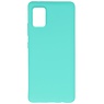 Farvet TPU-etui til Samsung Galaxy A51 5G Turkis