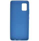 Coque en TPU couleur pour Samsung Galaxy A71 5G Navy