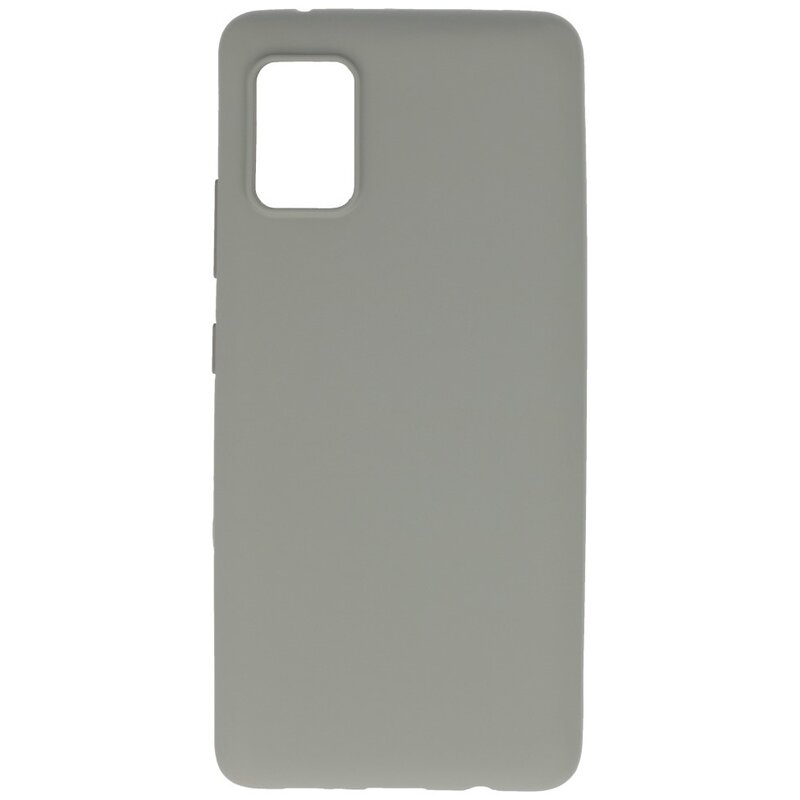 Custodia in TPU a colori per Samsung Galaxy A71 5G Grigio