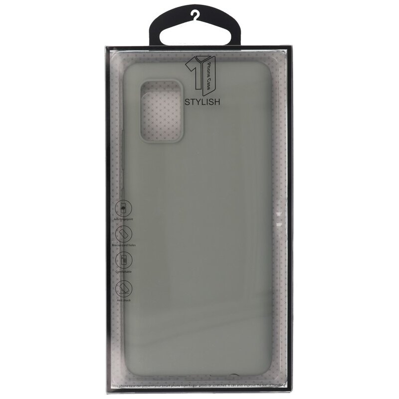 Custodia in TPU a colori per Samsung Galaxy A71 5G Grigio