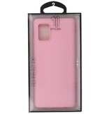 Color TPU Hoesje voor Samsung Galaxy A71 5G Roze
