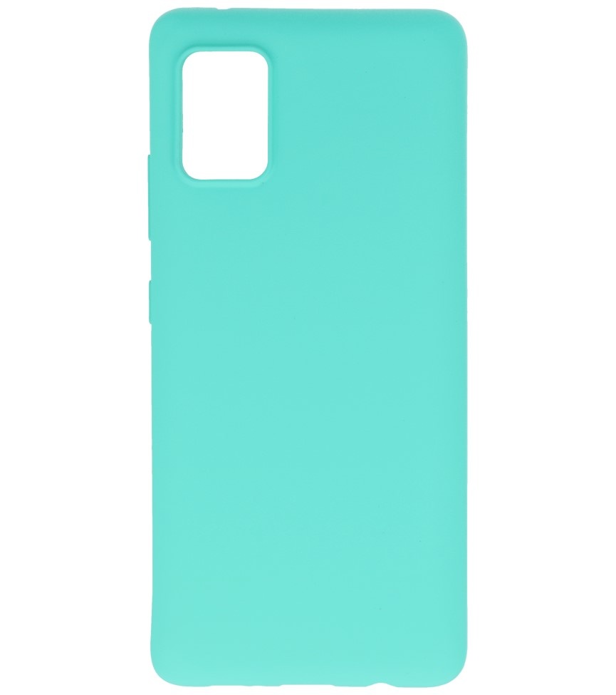 Color TPU Hoesje voor Samsung Galaxy A71 5G Turquoise