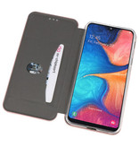 Slim Folio Case voor Samsung Galaxy A20s Roze