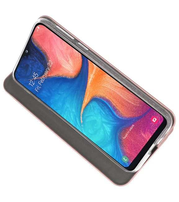Slim Folio taske til Samsung Galaxy A20s Pink