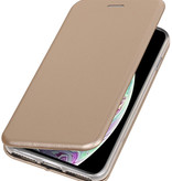 Schlanke Folio Case für iPhone X Gold
