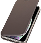 Schlanke Folio Case für iPhone X Grau