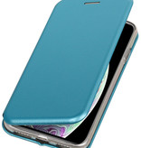 Etui Folio Slim pour iPhone X Bleu