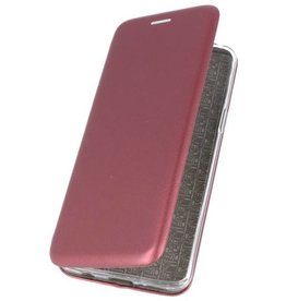 Funda Folio Slim para Huawei P40 Lite E Rojo Burdeos