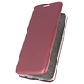Custodia Slim Folio per Huawei P40 Lite E Bordeaux Red