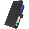 Echtes Leder Wallet Cases Cover Samsung Galaxy S22 Plus Schwarz