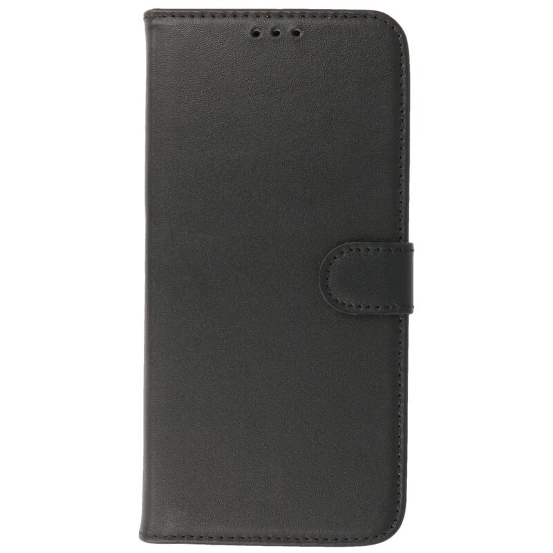 Ægte læder pung etuier Cover til Samsung Galaxy S22 Ultra Black