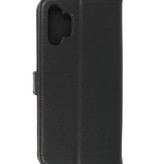 Funda de cuero genuino para Samsung Galaxy A13 4G Negro