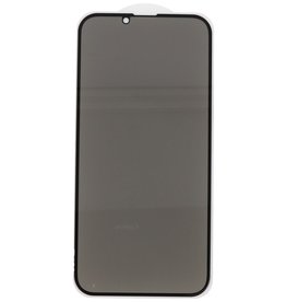Privacy Full Tempered Glass für iPhone 12 Mini Schwarz