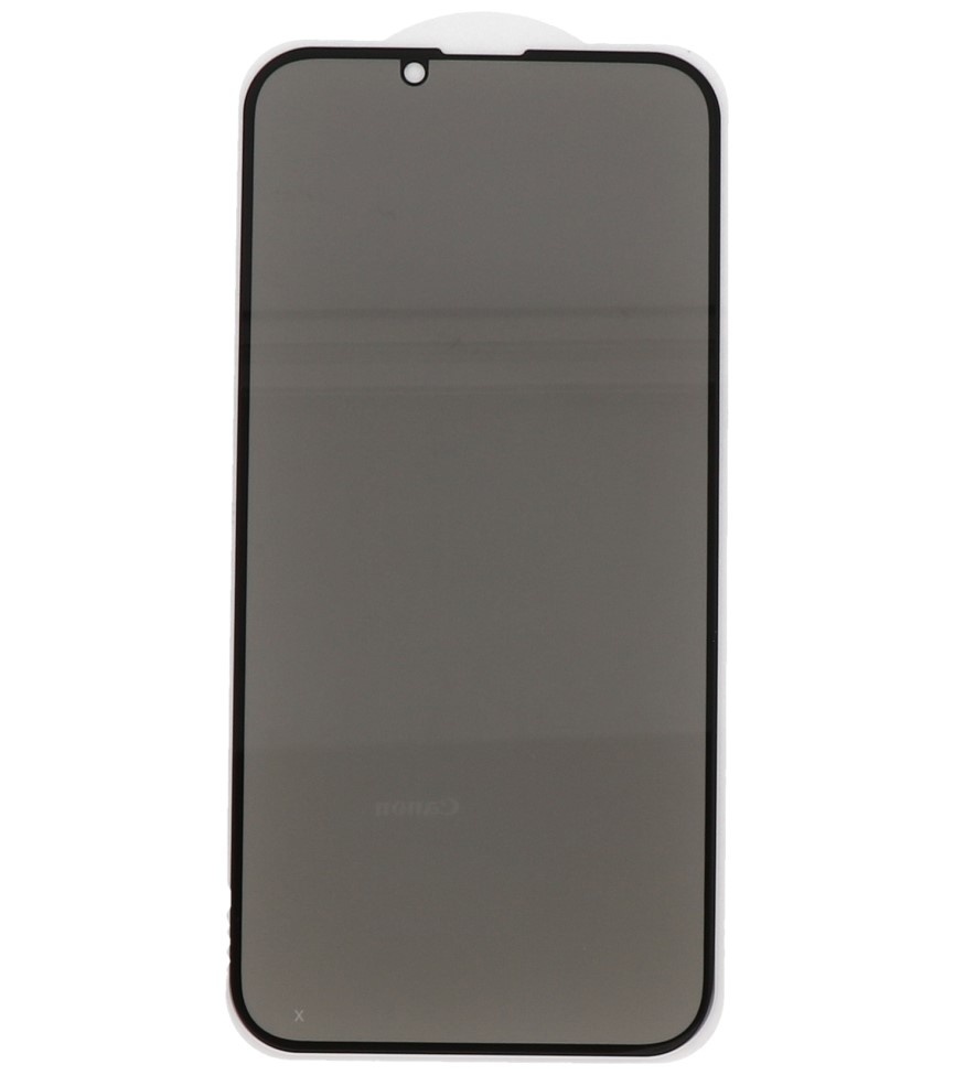 Privacidad Cristal Templado Completo para iPhone 12 Mini Negro