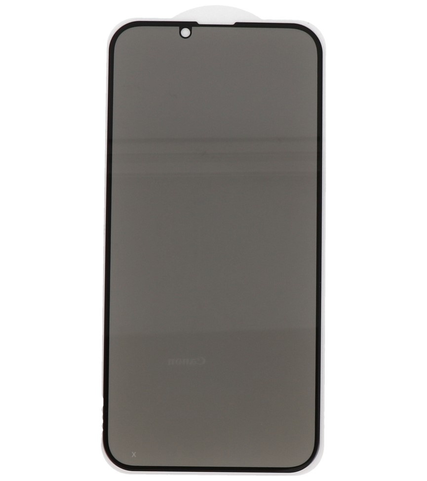 Verre Trempé Full Privacy pour iPhone 12 Mini Noir
