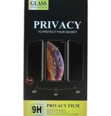 Privacy Fuldt hærdet glas til iPhone 12 Mini Sort
