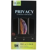 MF Glass Verre Trempé Full Privacy pour iPhone 12 Mini Noir