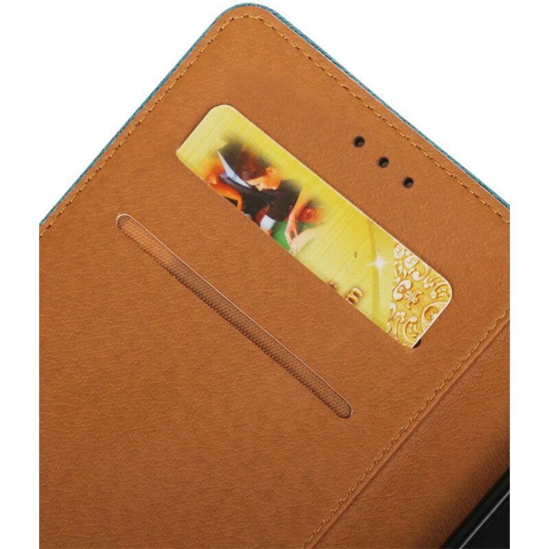 Pull Up in pelle TPU PU stile del libro per HTC One X 9 Blu