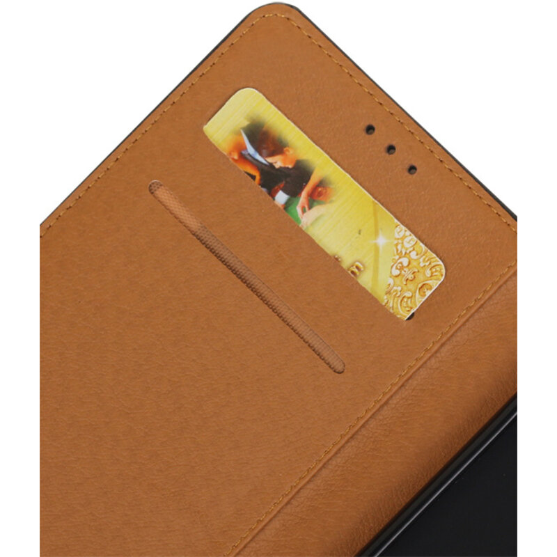 Træk op TPU PU Læder Book Style Galaxy E5 Sort