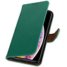 Træk op TPU PU Læder Book Style Galaxy E5 Green