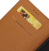 Pull Up TPU di elaborazione di stile del libro in pelle per HTC Desire 825 Nero