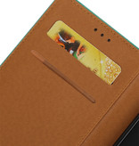 Pull Up TPU di elaborazione di stile del libro in pelle per HTC Desire 10 Pro Verde