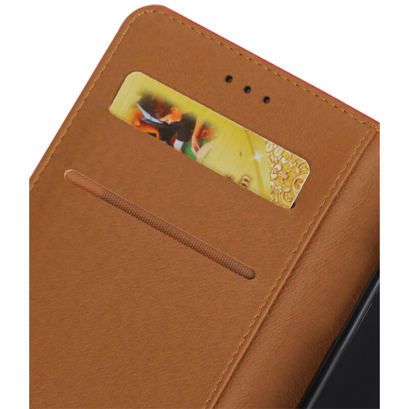 Pull Up TPU PU-Leder-Buch-Art Galaxy C9 Red