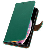 Pull Up TPU cuoio dell'unità di elaborazione di stile del libro per la Galaxy S8 Plus verde