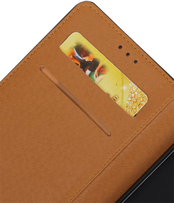 Pull Up TPU PU Leather Bookstyle for HTC One X10 Black