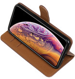 Pull Up TPU PU cuir style livre pour Galaxy Note 8 Mocca