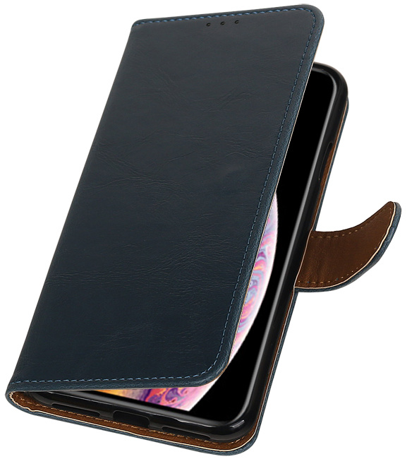 Pull-UP Bookstyle Case for Nokia 7 Blue