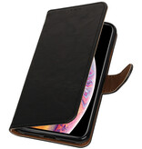 Pull-up-Buch-Art-Fall für Xperia XZ 1 Schwarz