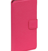 Cruz patrón TPU Estilo de libro iPhone 7 Plus Rosa