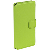 Cross Pattern TPU Bookstyle for Galaxy J3 Pro Green