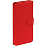 Cruz patrón TPU BookStyle Galaxy E5 Rojo