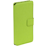 Cross Pattern TPU Bookstyle for Xperia C6 Green
