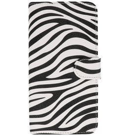 Zebra Bookstyle Case for iPhone 6 Plus White