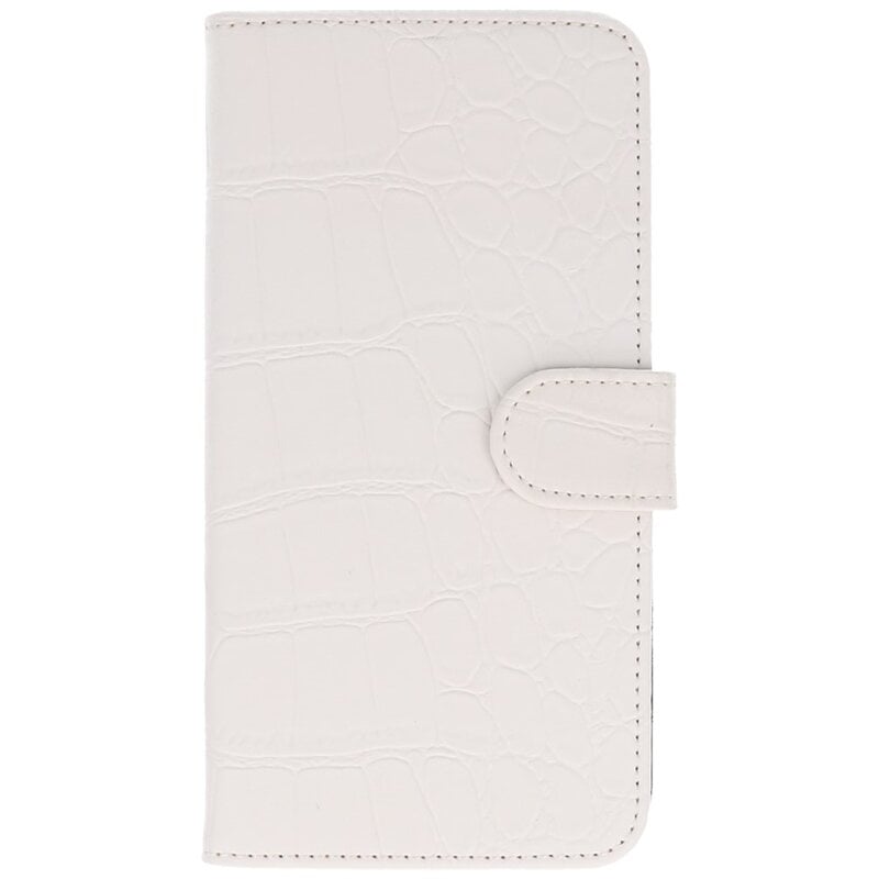 Tipo de encapsulado Croco libro de Microsoft Lumia 430 blanco