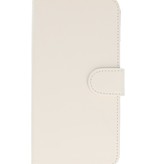 Bookstyle Hoes voor Galaxy S4 i9500 Wit