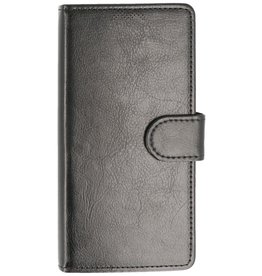 Galaxy S8 plus Etui portefeuille booktype portefeuille noir cas