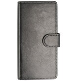 Huawei P8 Lite Portemonnee hoesje booktype wallet case Zwart