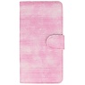 Lizard Book Style Taske til Galaxy A8 Pink