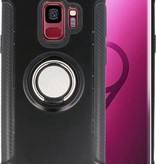 Armor TPU Case Ringhalter für Galaxy S9 Schwarz