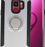 Armor TPU Case Ringhalter für Galaxy S9 Silber